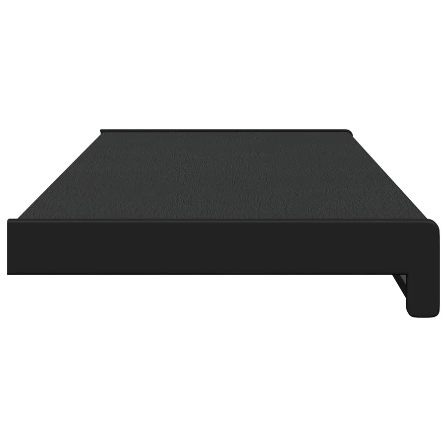 Appui de fenêtre Noir avec grain de bois 60 x 20 x 4,5 cm PVC - 6