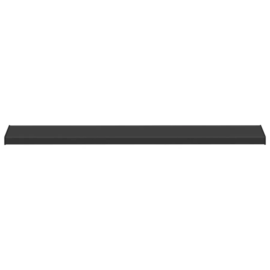 Appui de fenêtre Noir avec grain de bois 120 x 25 x 4,5 cm PVC - 5