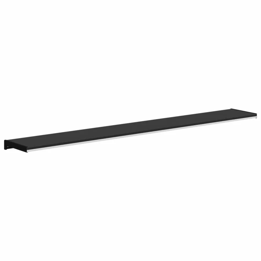 Appui de fenêtre Noir avec grain de bois 120 x 25 x 4,5 cm PVC - 7