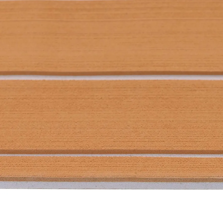 Tapis de bateau Rayé Marron et blanc 240 x 60 cm EVA - 7