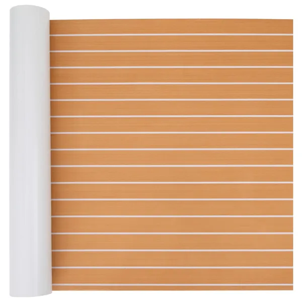 Tapis de bateau Rayé Marron et blanc 240 x 90 cm EVA