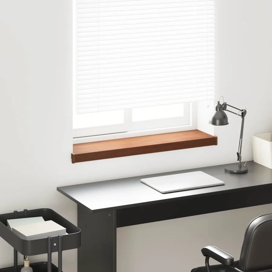 Appui de fenêtre Bois marron 80 x 20 x 4,5 cm PVC