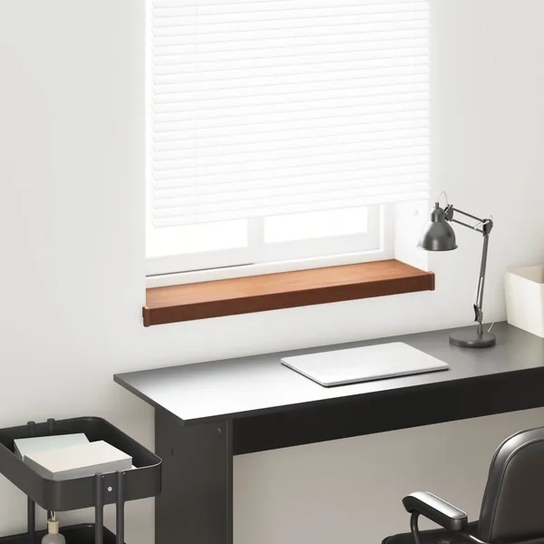 Appui de fenêtre Bois marron 80 x 20 x 4,5 cm PVC
