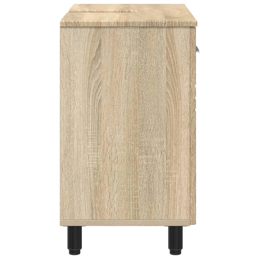 Unité de vanité de salle de bain Chêne Sonoma 60 x 35 x 60 cm - 6