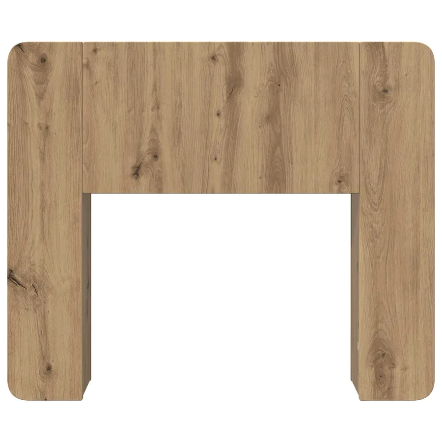 Cabinet de Tête de Lit Chêne artisanal 80 cm Bois d'ingénierie - 5