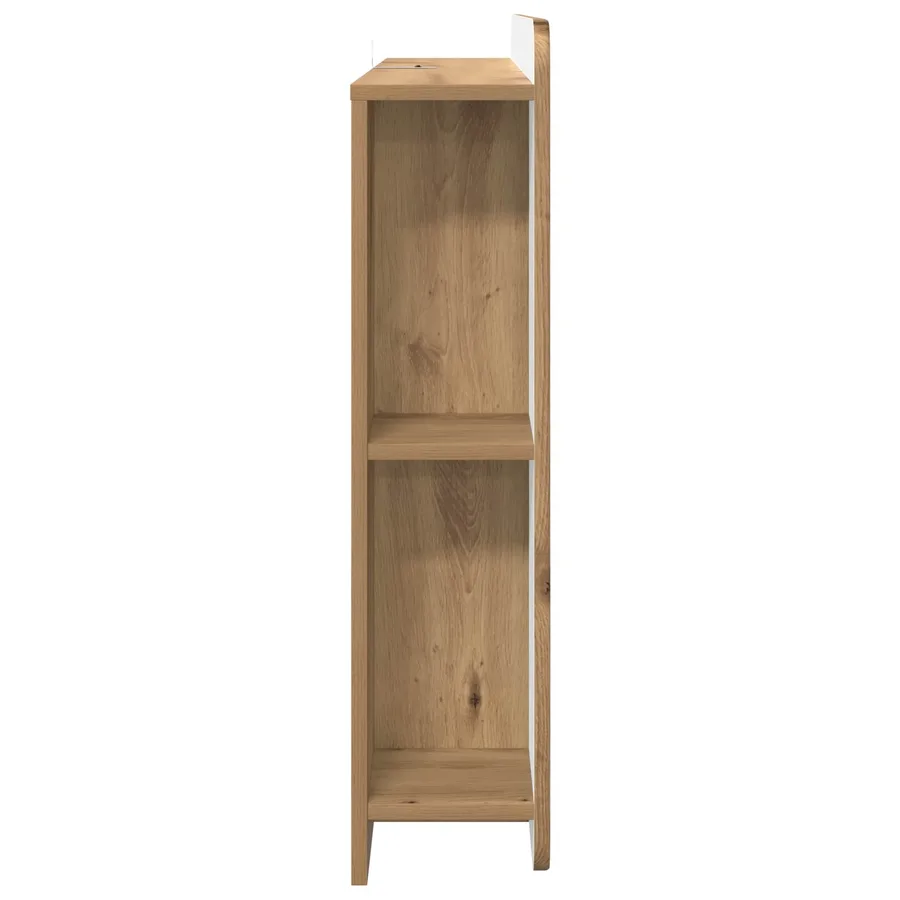 Cabinet de Tête de Lit Chêne artisanal 80 cm Bois d'ingénierie - 6
