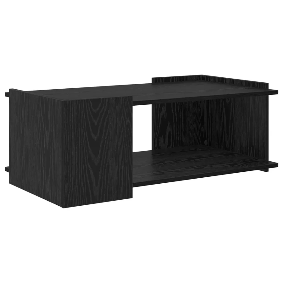 Table basse Chêne noir 90 x 50 x 33 cm Bois d'ingénierie - 2