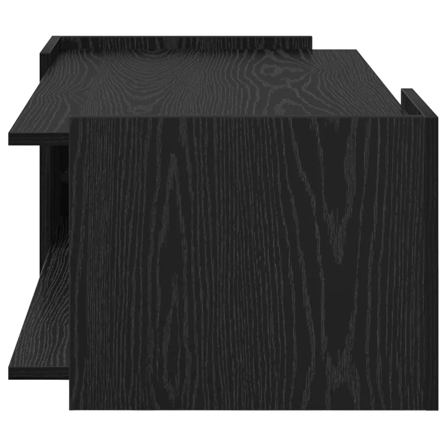 Table basse Chêne noir 90 x 50 x 33 cm Bois d'ingénierie - 6