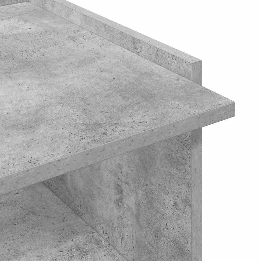 Table basse Gris béton 90 x 50 x 33 cm Bois d'ingénierie - 8