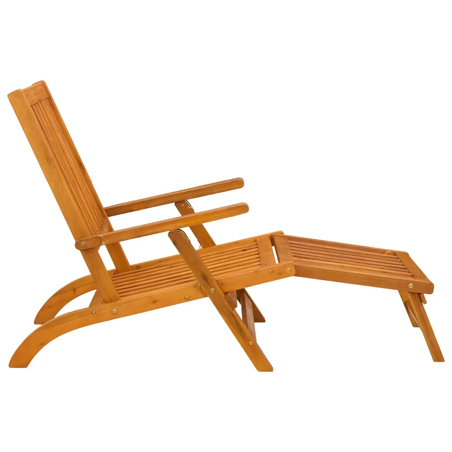 Chaise longue inclinable et pliable 2 pcs 55 x 146 x 91 cm - 6