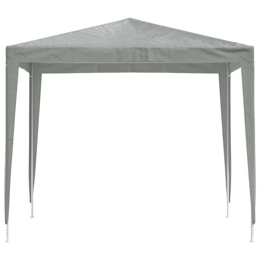 Tente de fête 250 x 250 x 240 cm Gris clair PE et acier - 3