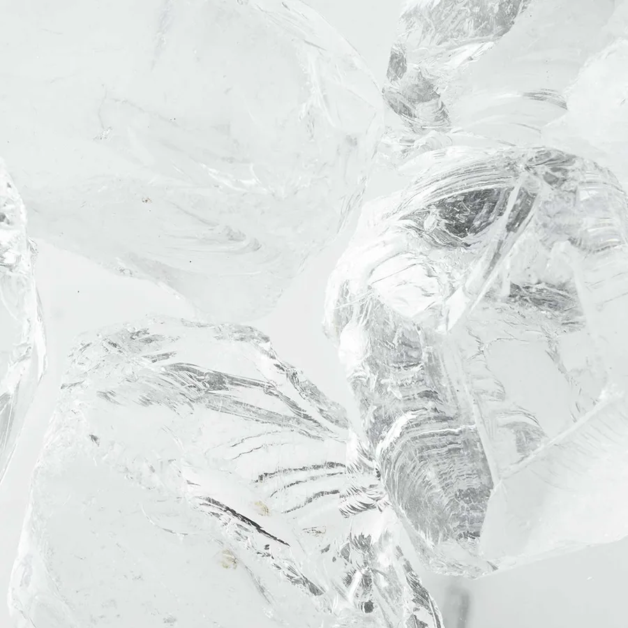 Pierres de Jardin Blanc 12 cm Verre - 10