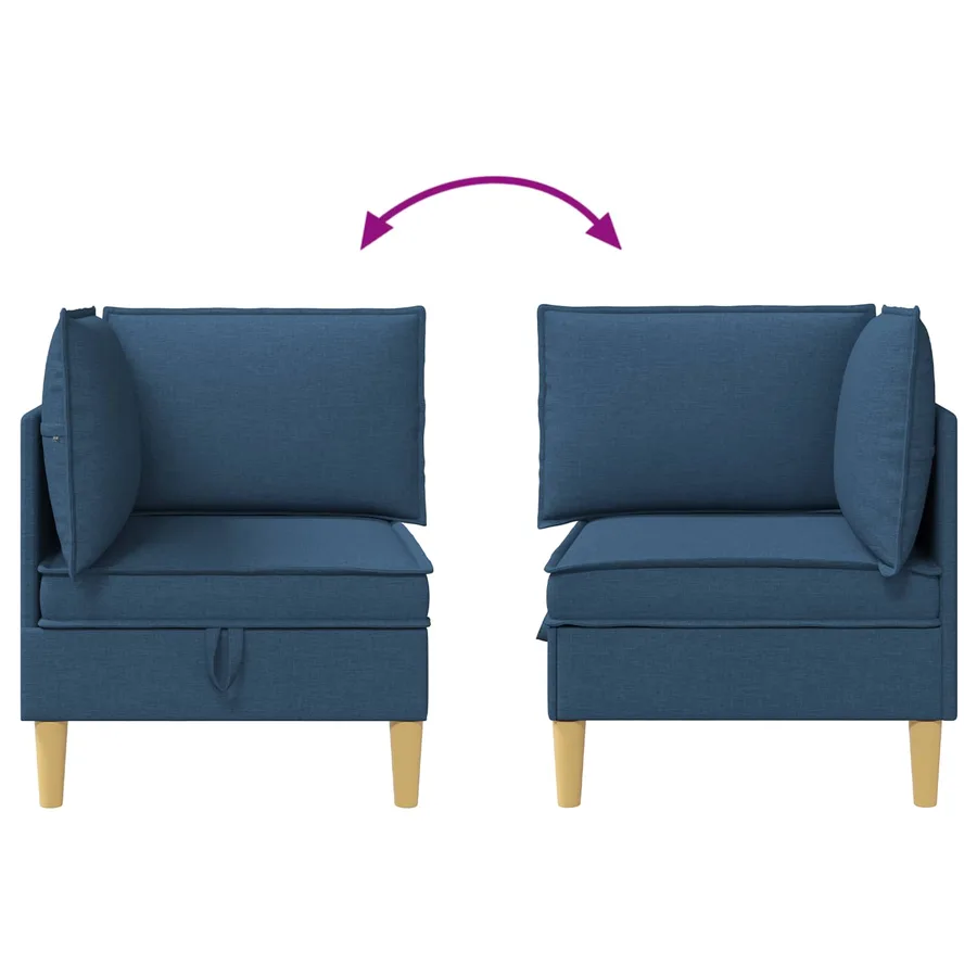 Sofa avec rangement Tissu - 8