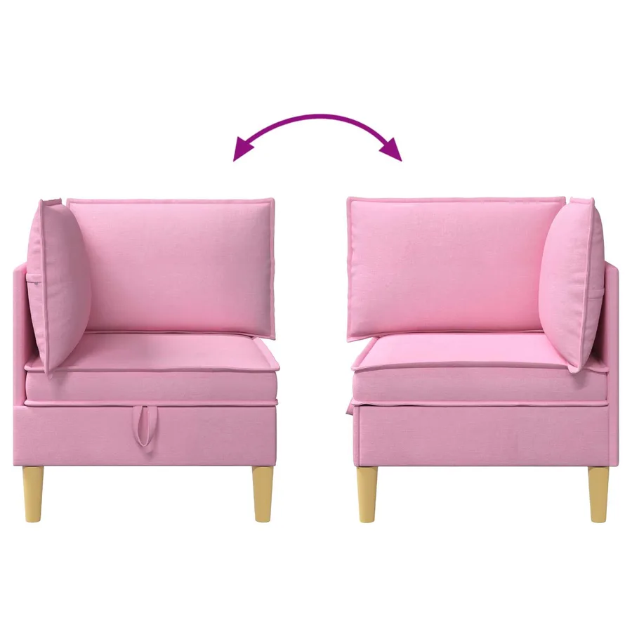 Sofa avec rangement Tissu - 8