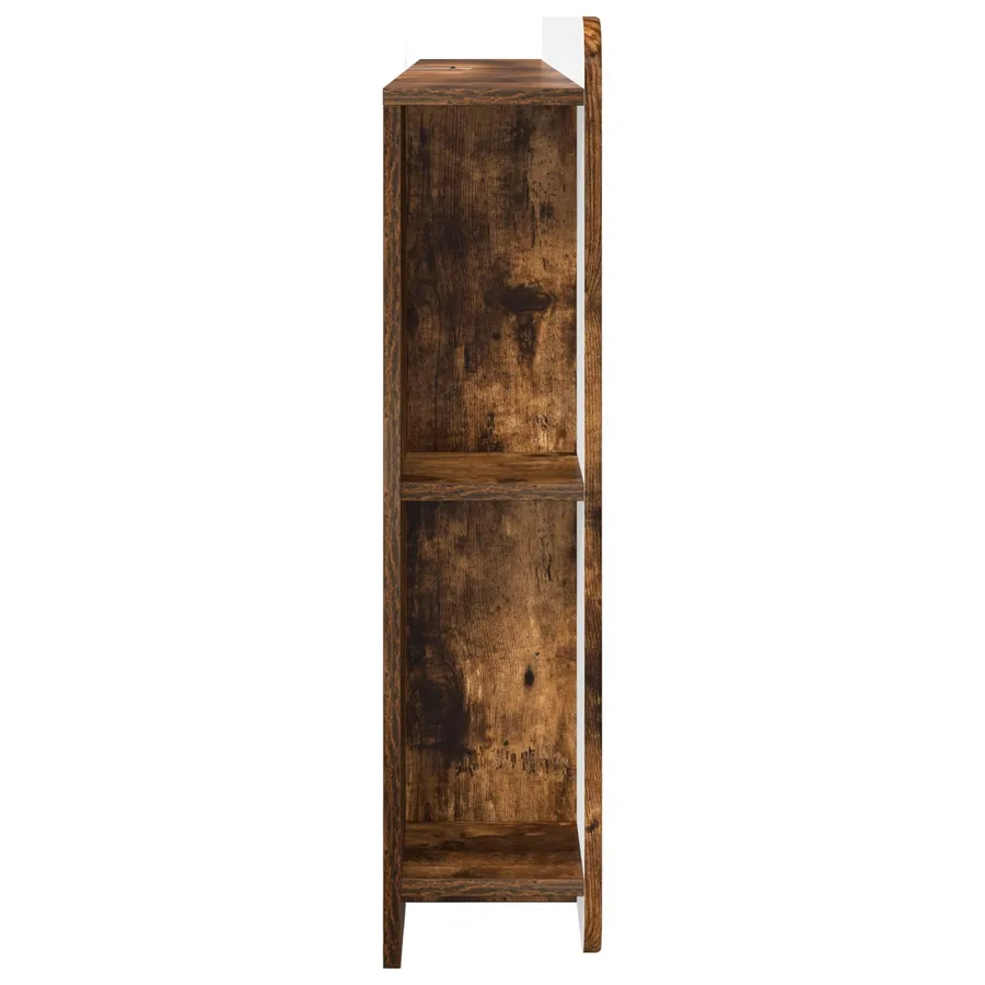 Cabinet de Tête de Lit Chêne fumé Bois d'ingénierie - 6