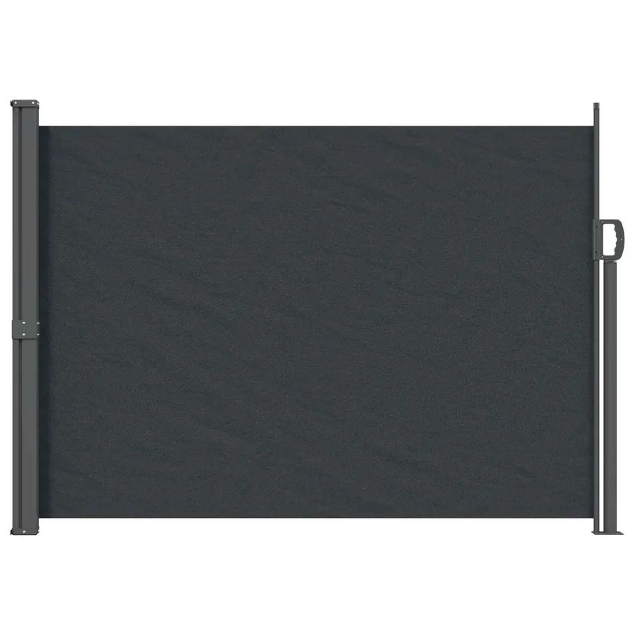 Store latéral rétractable 120 x 300 cm 100% polyester fer acier