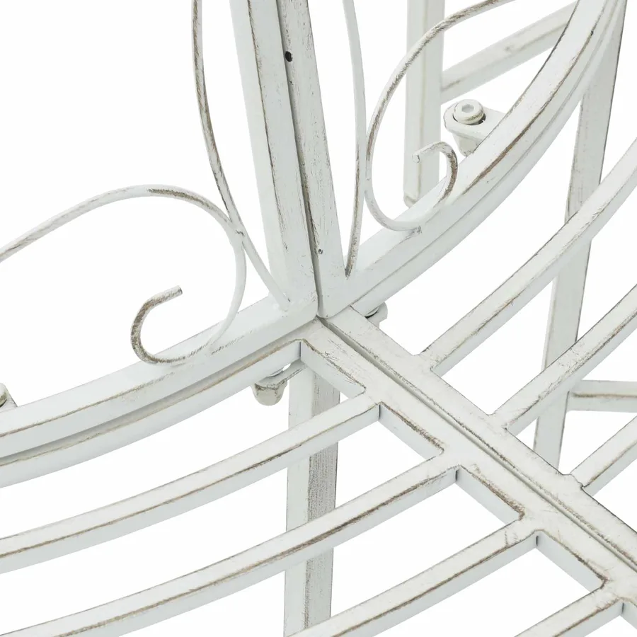 Banc d'Arbre 4-Nombre de places 160 x 80 x 89 cm Acier - 4
