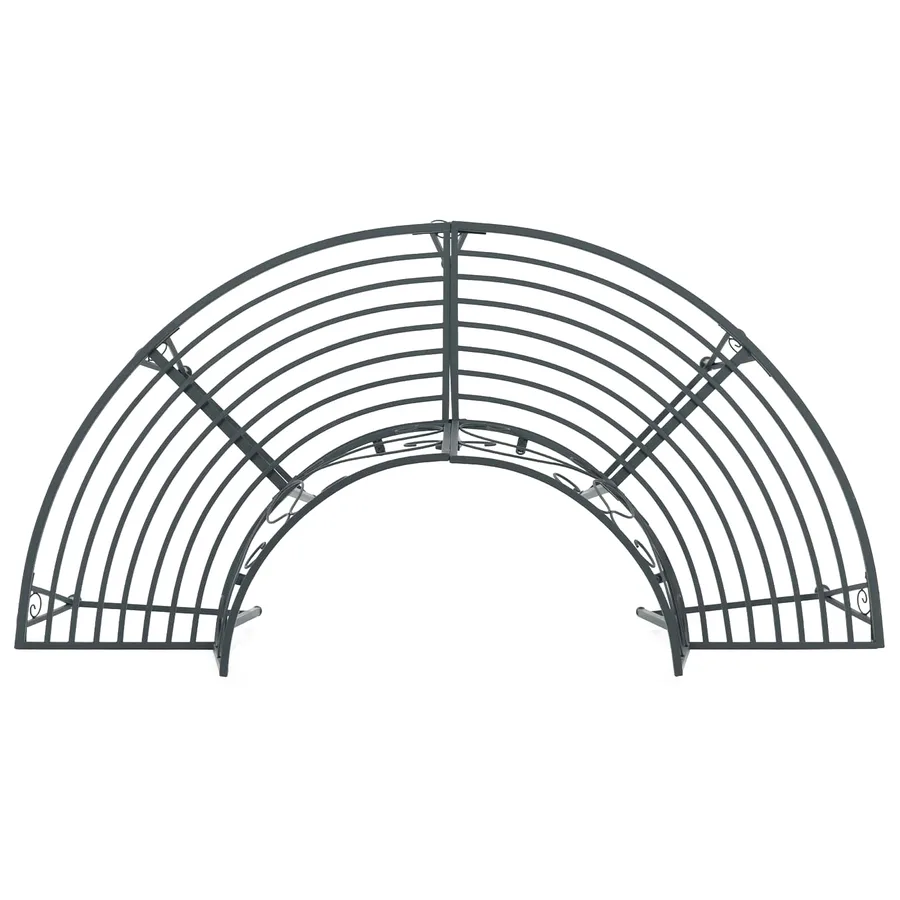 Banc d'Arbre 4-Nombre de places 160 x 80 x 89 cm Acier - 2