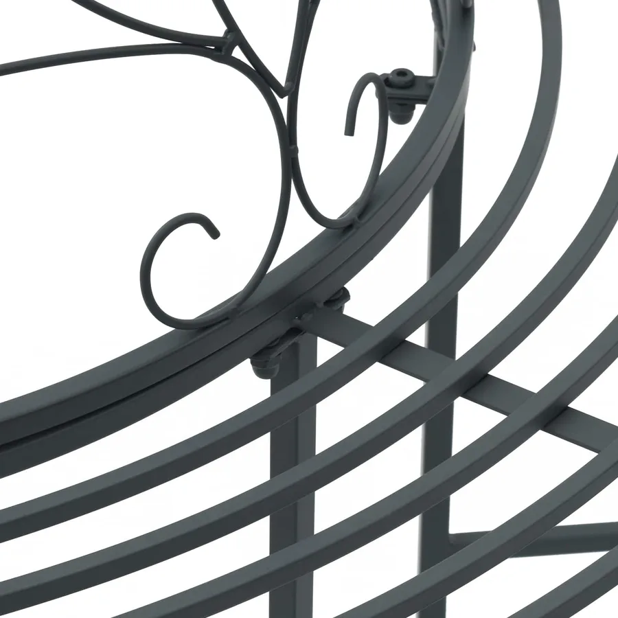 Banc d'Arbre 4-Nombre de places 160 x 80 x 89 cm Acier - 4