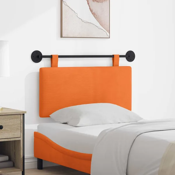 Tête de lit suspendue Tissu en velours côtelé