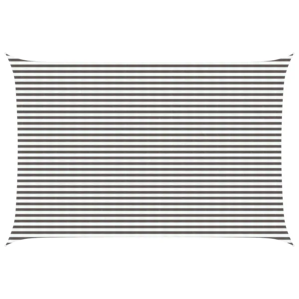 Voile d'ombre Gris clair et blanc 4 x 5 m HDPE