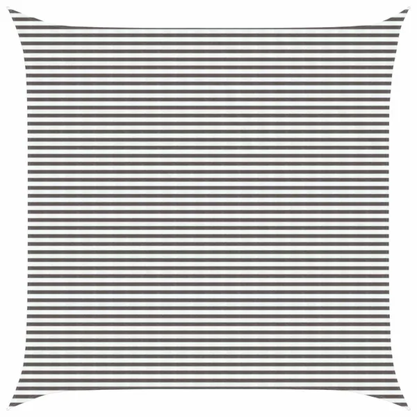 Voile d'ombre Gris clair et blanc 6 x 6 m HDPE