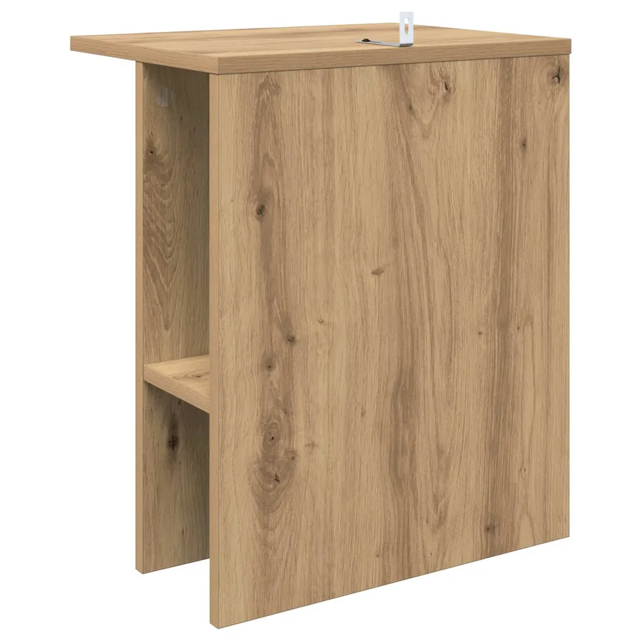 Table basse Chêne artisanal 40 x 30 x 49 cm Bois d'ingénierie - 6