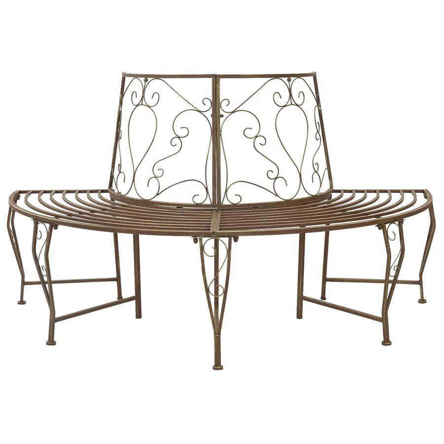 Banc d'Arbre 4-Nombre de places 160 x 80 x 89 cm Acier