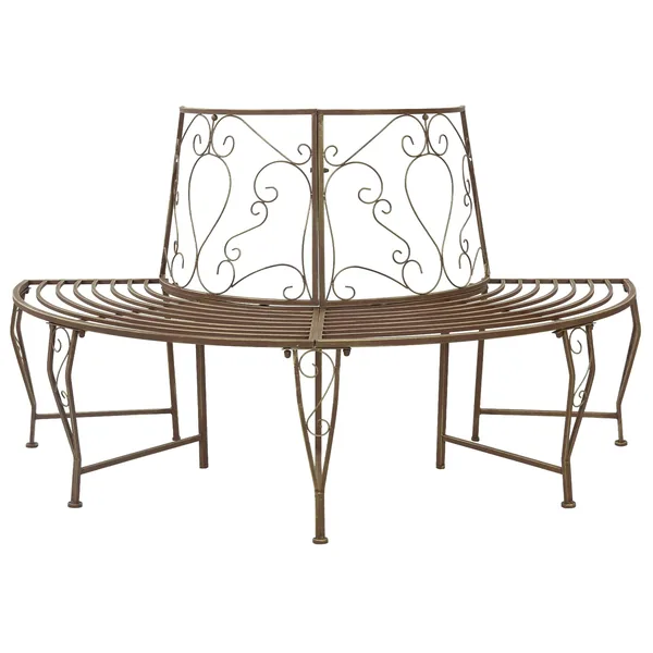 Banc d'Arbre 4-Nombre de places 160 x 80 x 89 cm Acier