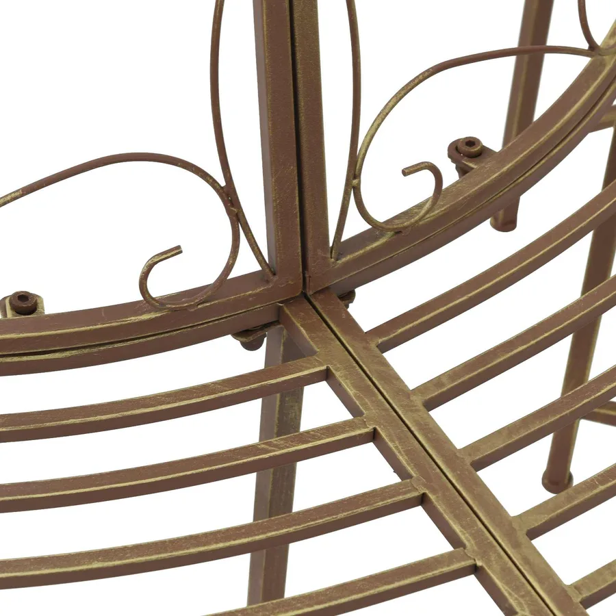 Banc d'Arbre 4-Nombre de places 160 x 80 x 89 cm Acier - 4