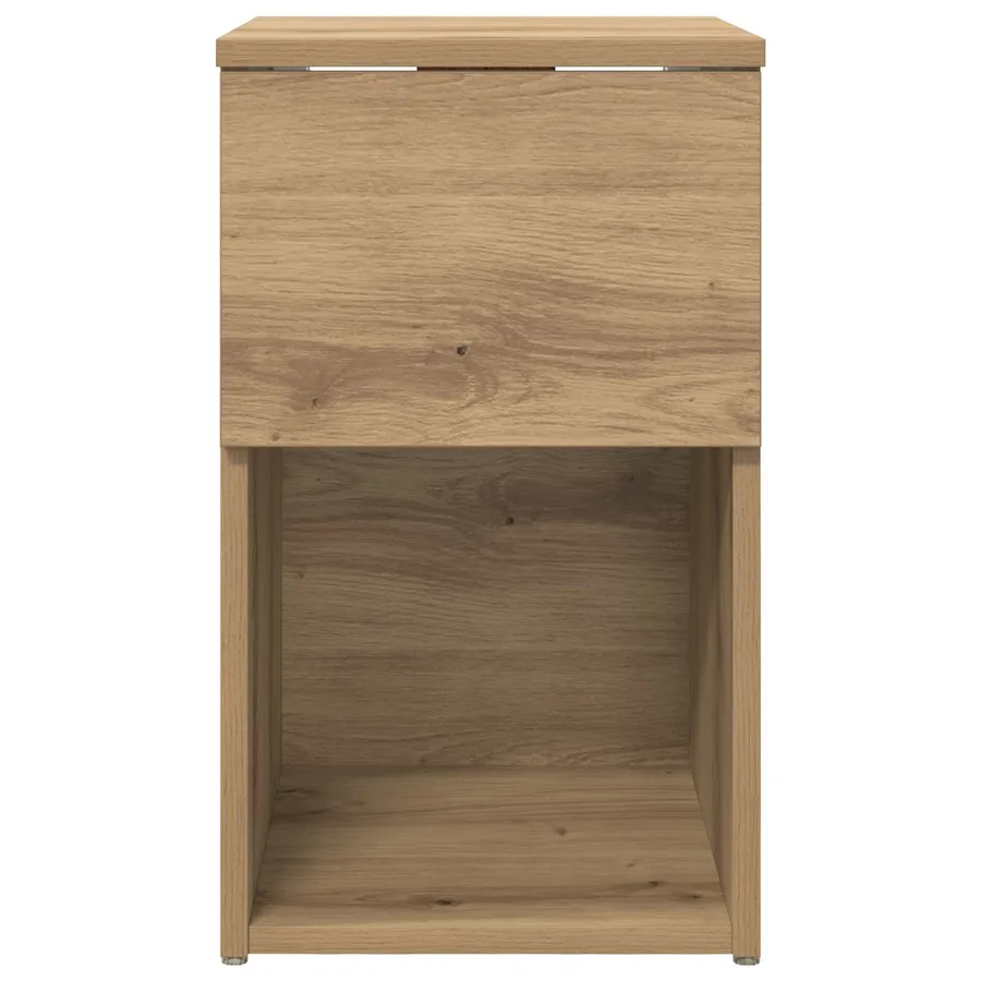 Armoire de lit Chêne artisanal 29 x 31,5 x 49 cm - 6
