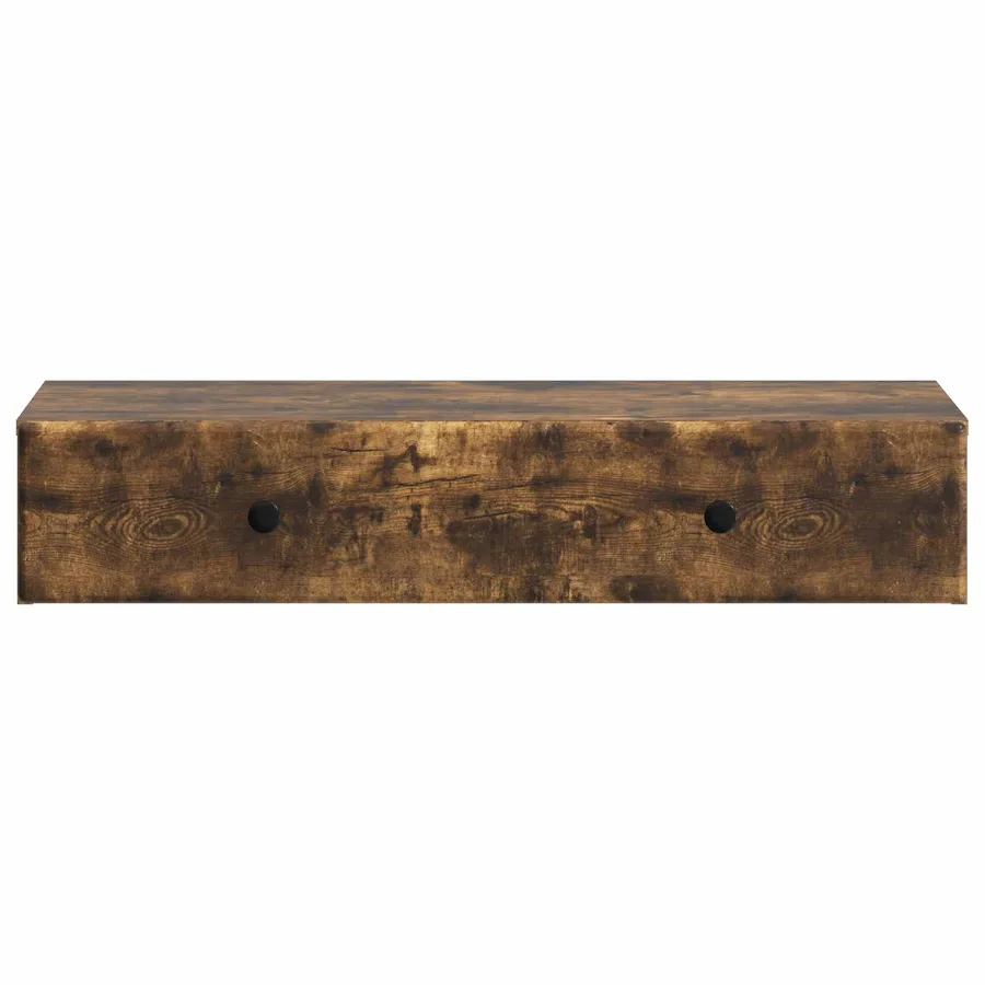 Table d'appoint murale Chêne fumé 87,5 x 34,5 x 17 cm - 5