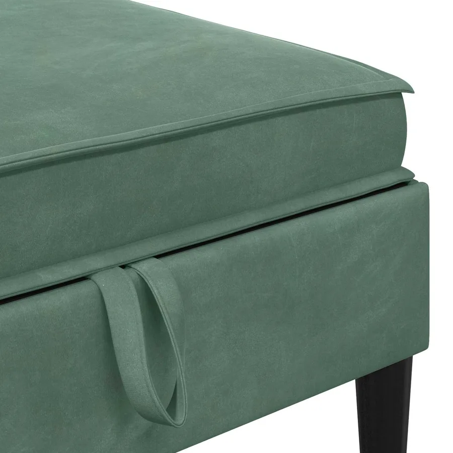 Ensemble de meubles pour le salon 5 pcs Vert Mer Velours - 7