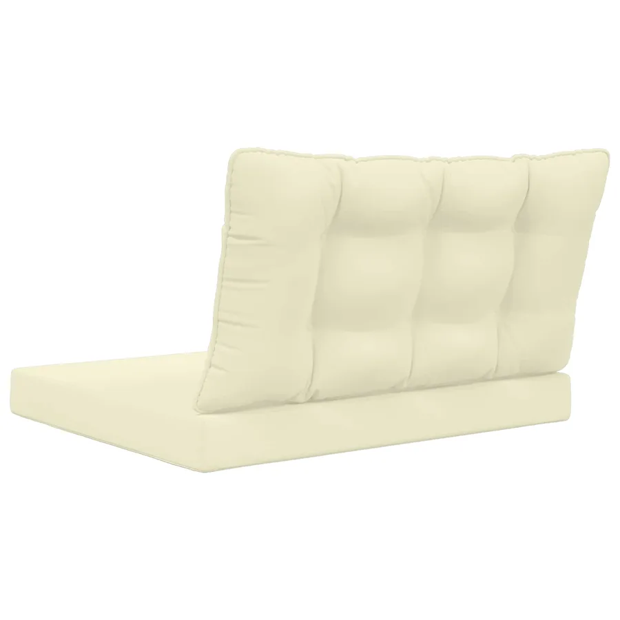 Coussin de canapé d'extérieur Polyester Crème 80 x 68,5 x 8 cm - 7