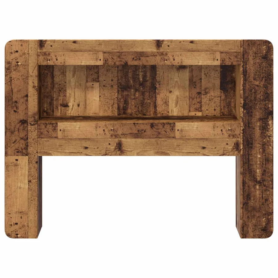 Cabinet de Tête de Lit Bois ancien Bois d’ingénierie - 5