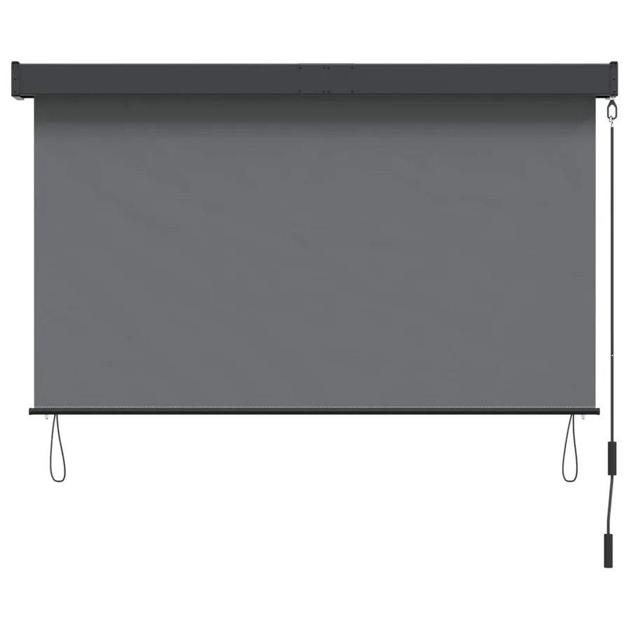 Store enrouleur Gris clair 120 x 250 cm Tissu et Aluminium - 3