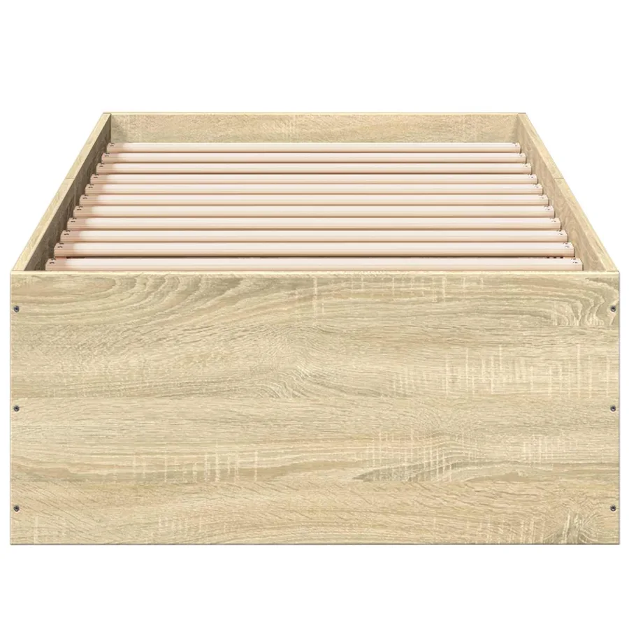 Cadre de lit au sol Chêne Sonoma 80 x 200 cm Bois d'ingénierie - 4