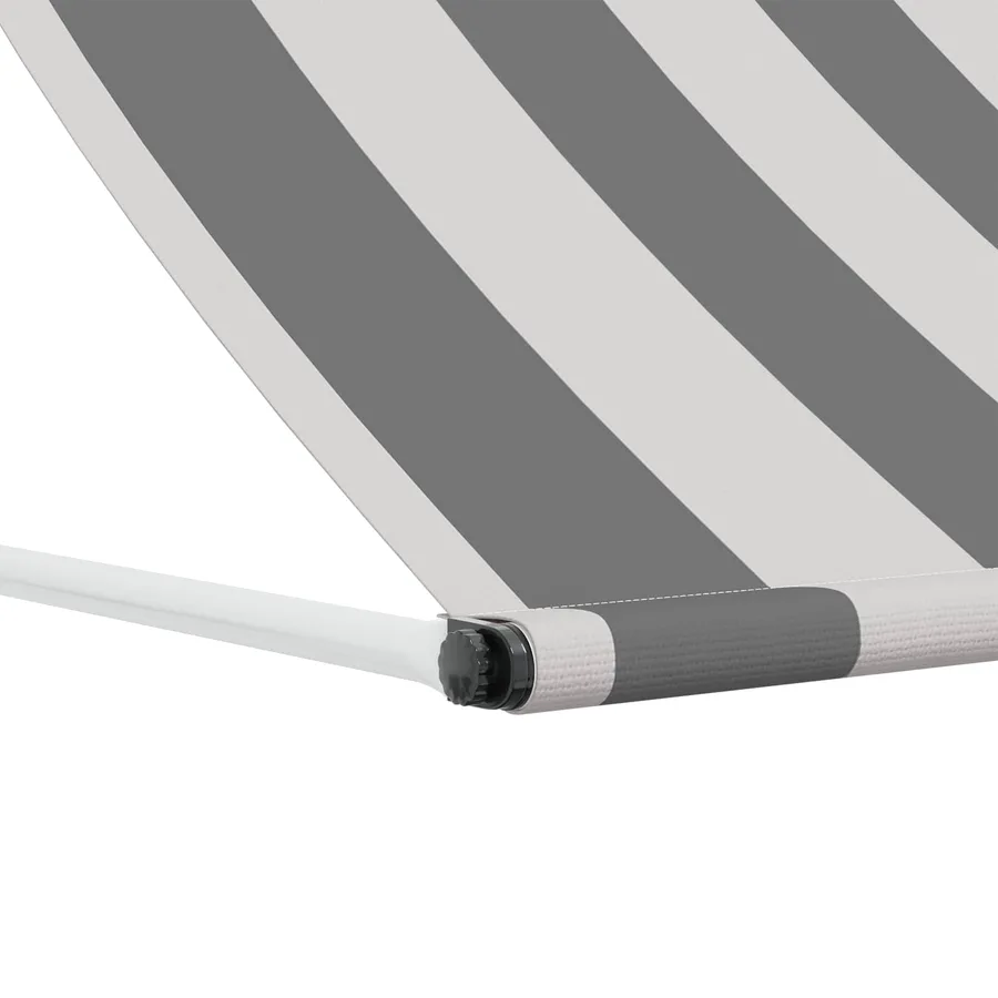 Auvent Anthracite et blanc 200 x 150 cm - 5