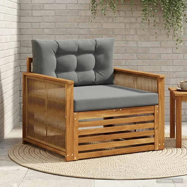 Sofa de milieu extérieur Naturel
