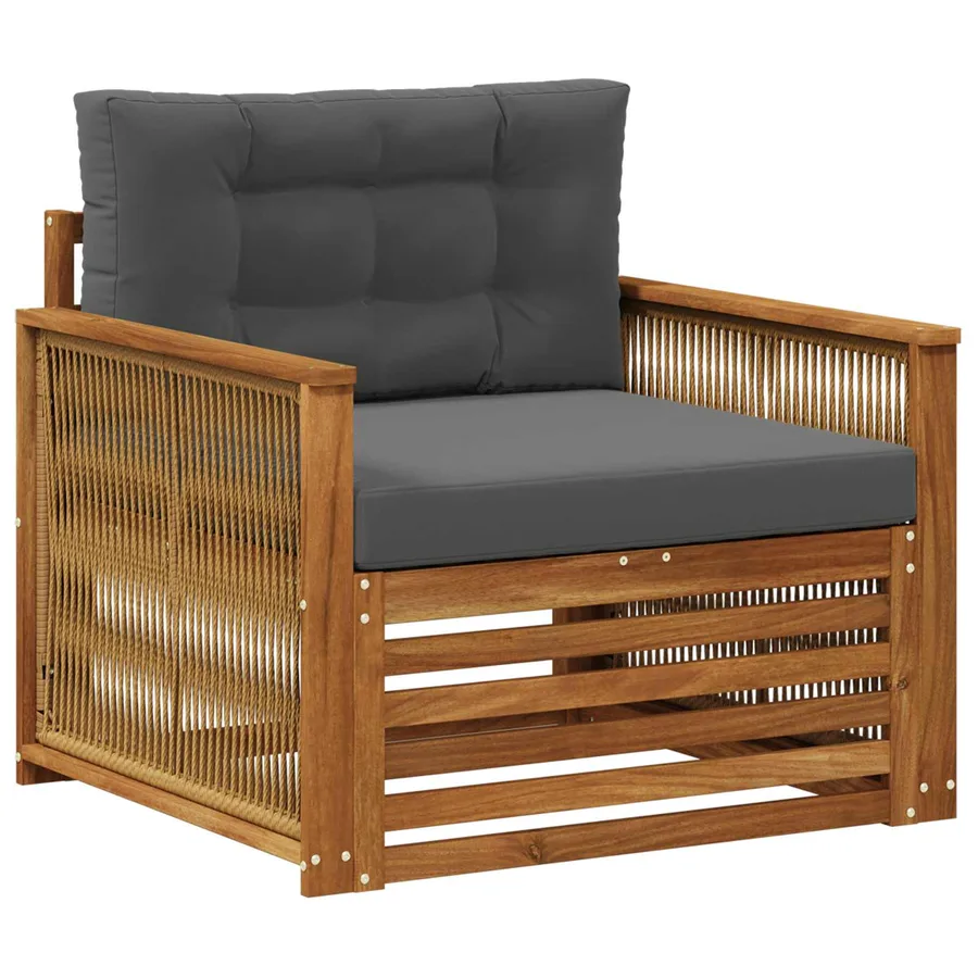 Sofa de milieu extérieur Naturel - 2
