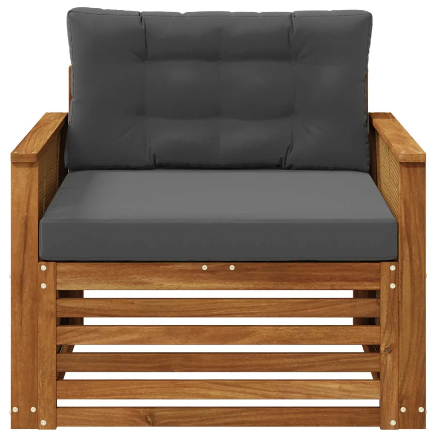 Sofa de milieu extérieur Naturel - 3