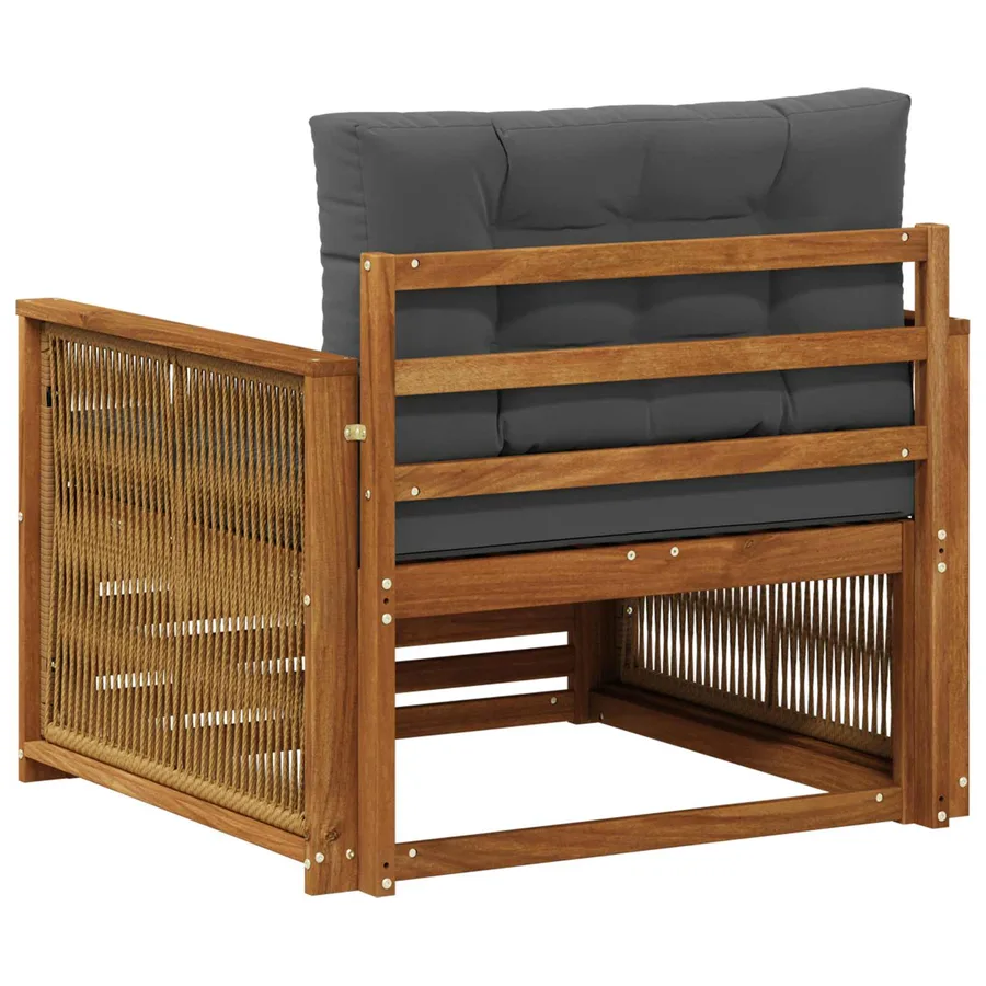 Sofa de milieu extérieur Naturel - 5