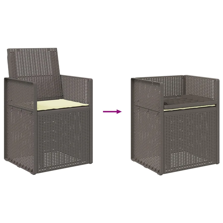 Chaises de jardin salle à manger PP - 9