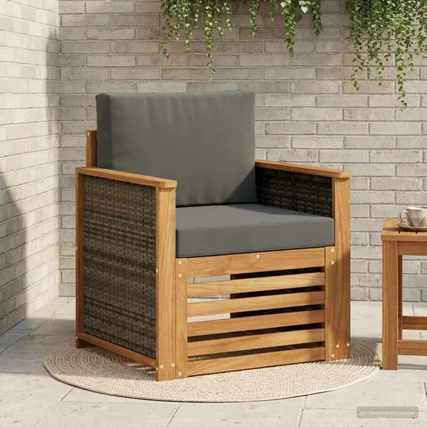Sofa de milieu extérieur Naturel