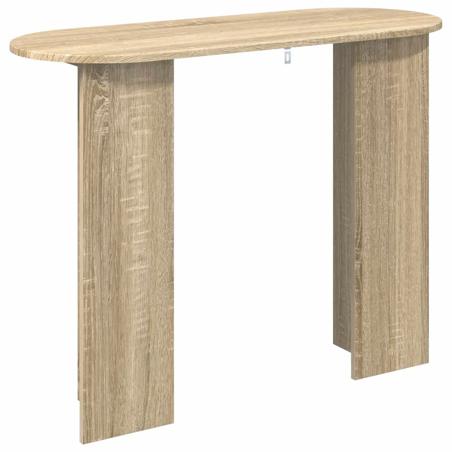 Table console Chêne Sonoma 100 x 39,5 x 75 cm Bois d'ingénierie - 7