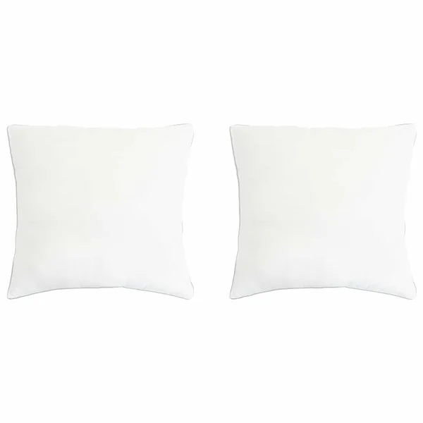 Oreiller 2 pcs Blanc 40 x 40 cm Fibre de bambou