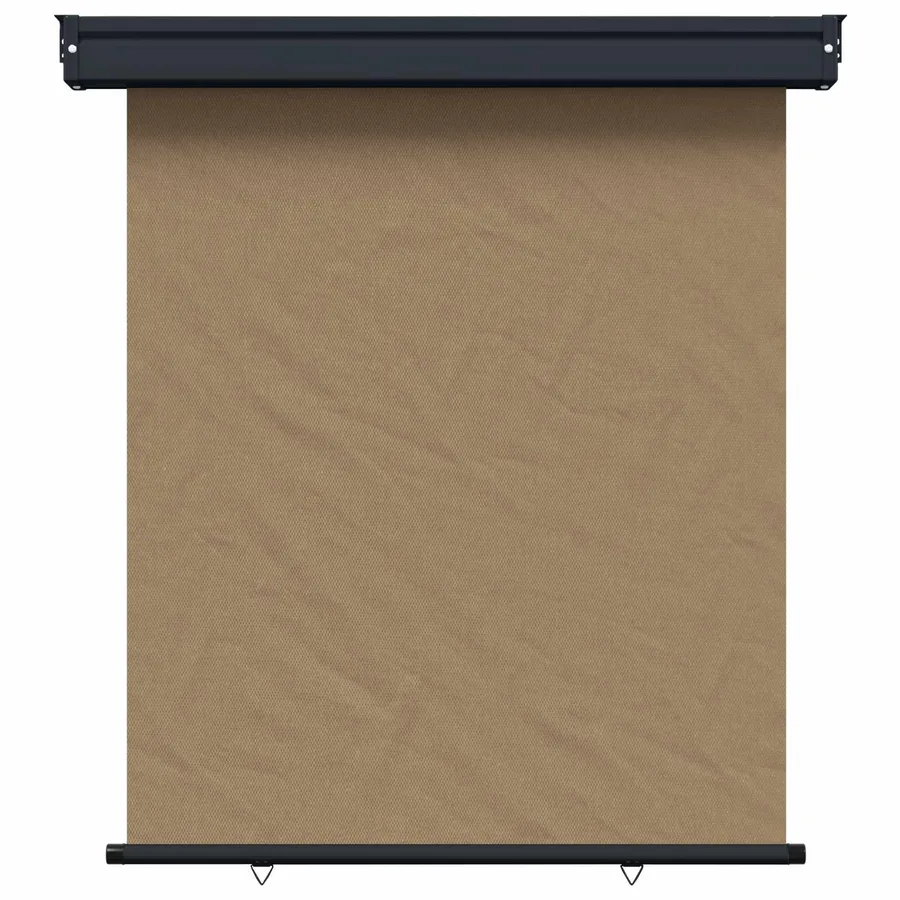 Store latéral de balcon 117 x 250 cm 100% polyester fer acier - 2