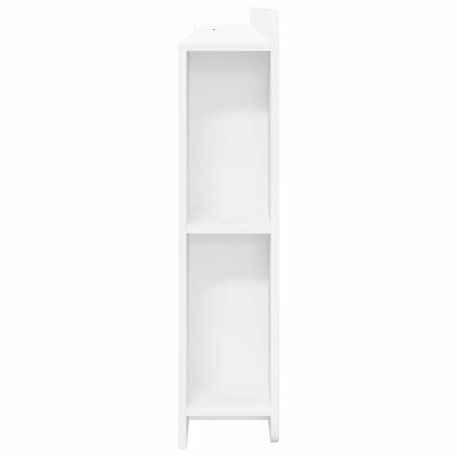 Cabinet de Tête de Lit Blanc brillant Bois d’ingénierie - 6