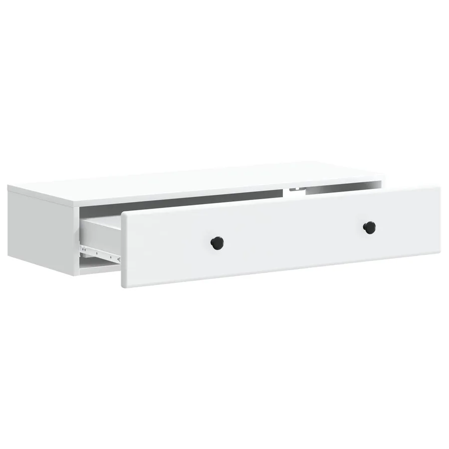 Table d'appoint murale Blanc 87,5 x 34,5 x 17 cm - 4