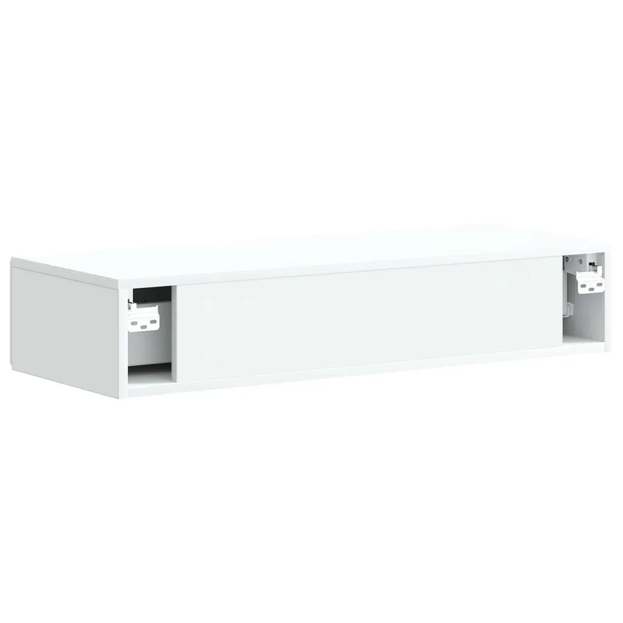 Table d'appoint murale Blanc 87,5 x 34,5 x 17 cm - 7